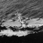 Al Cloud USS Sargent Bay aerial view Al Cloud USS Sargent Bay aerial view