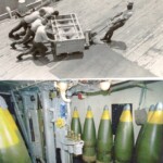 Dick Hamann’s USS Wisconsin 16 inch shells