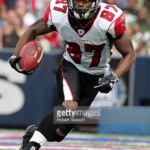 Romby Bryant playing for the Calgary Stampeders in the CFL