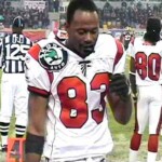 Romby Bryant on the sidelines for the Falcons