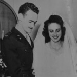 Jack and Edna Bridges wedding day