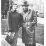 Margaret and Simon Hopkovitz leaving Italy for the USA on December 31,1949