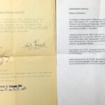 Certification of concentration camp presence for Miki Snediker