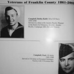 Robby Campbell and brother Zach in Franklin County tribute to veterans
