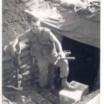 Tase Bailey at bunker in Con Tien