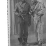 Ormand in France with a friend.