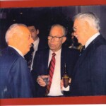 Jack Lindsey (center) with Tommy Lasorda (left) and Dick Williams (right).