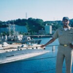 Jeremy Butler outside Navy Headquarters